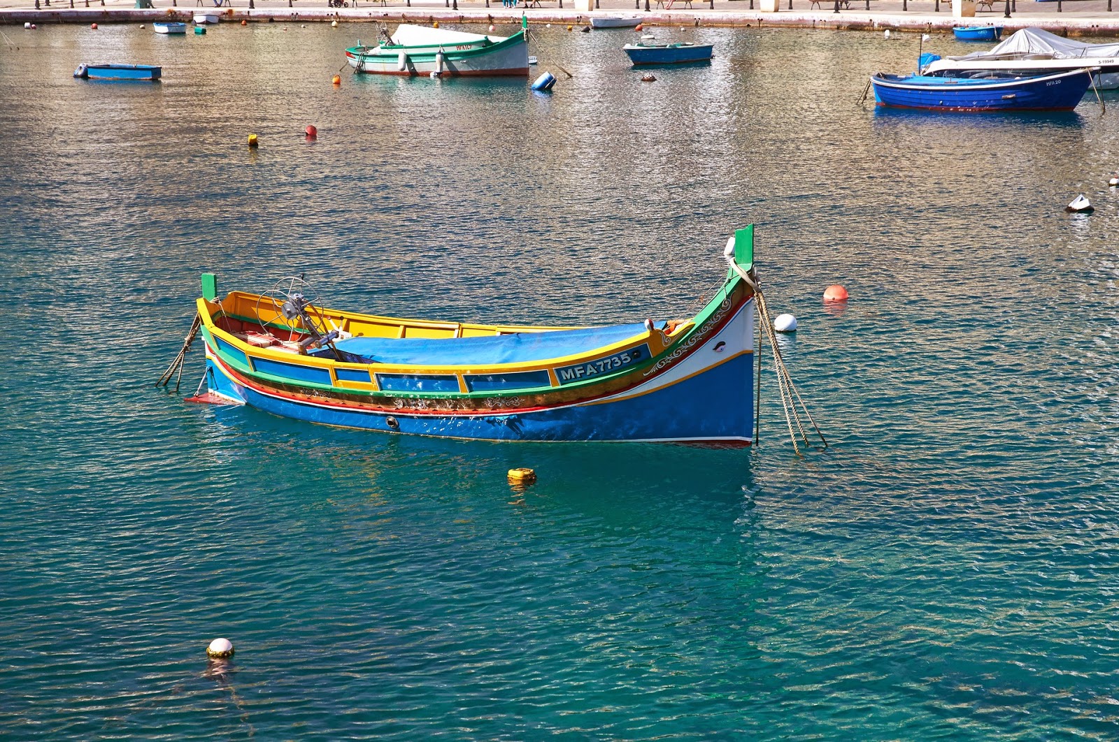 kolorowe łodzie na Malcie gdzie zobaczyć?