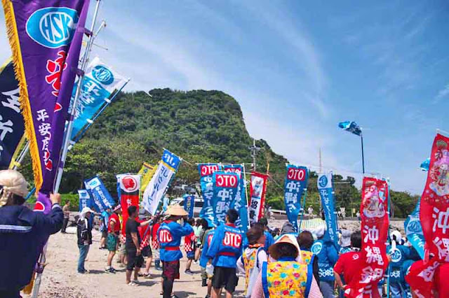 procession, festival, Sanguacha, Henza, Okinawa, Diamond Head