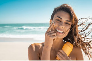 8-Step Morning Skin Care routine For Glowing Skin, sunscreen face images