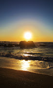 Another picture of the how the rocks and plants mingle together. (garrapata state beach sunset)