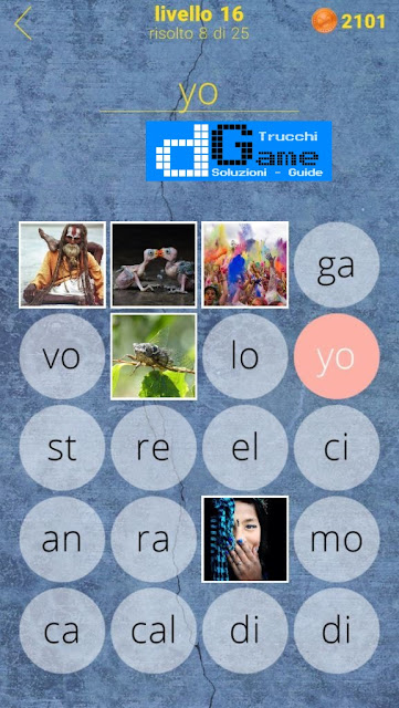 650 Parole soluzione livello 16 (1 - 25) | Parola e foto
