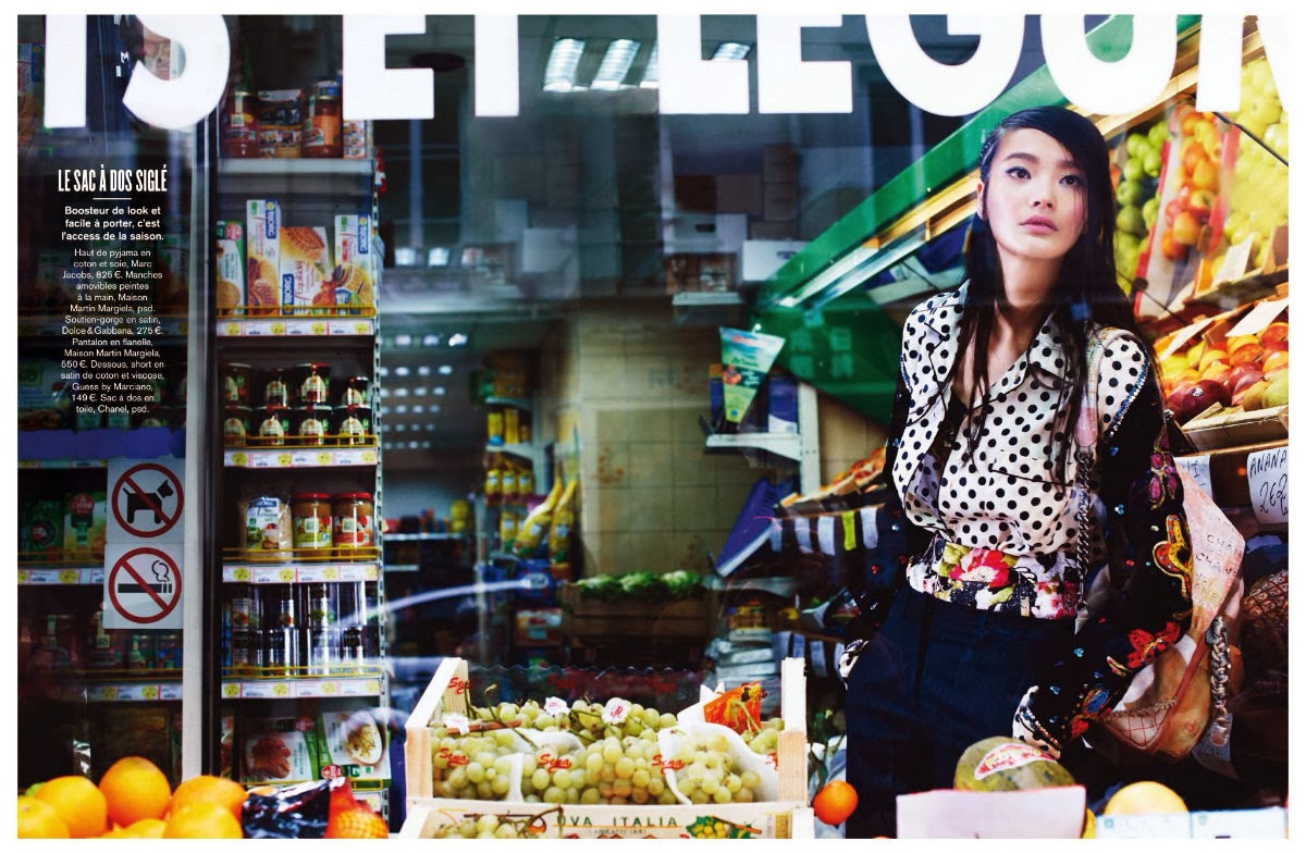 Magazine Photoshoot : Li Wei Photoshot For Glamour Magazine France February 2014 Issue 