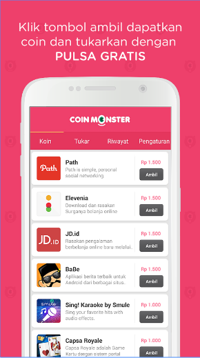 Aplikasi Penghasil Pulsa Gratis Lebih GURIH Daripada Coin Monster