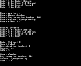 c++ project to manage student record free download