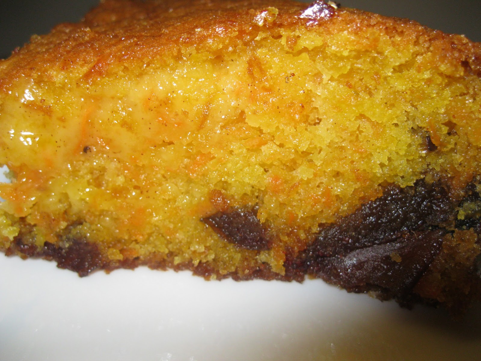 carrot cake slice Note:- If you want to bake egg-less Carrot-Dates Cake, instead of eggs 