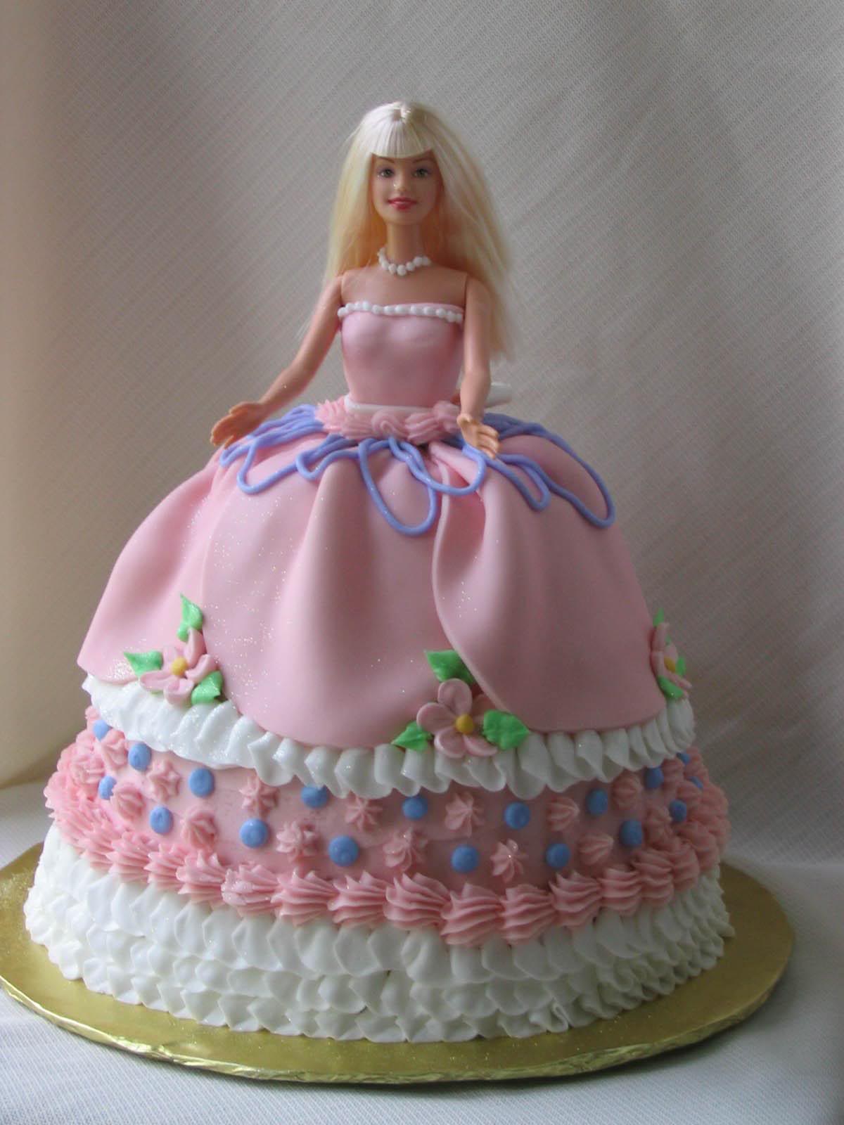 Birthday Cake: Pink Barbie Birthday Cakes