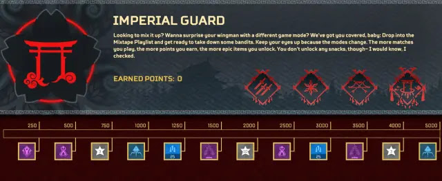 apex legends season 16 imperial guard collection event, apex season 16 collection event, apex imperial guard collection reward tracker, apex imperial guard collection skins