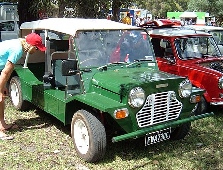 A weird incarnation of the Jeep and crossbreed with a golf car is 