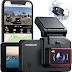 Kingslim D4 4K Dual Dash Cam with Built-in WiFi GPS, Front 4K/2.5K Rear 1080P Dual Dash Camera for Cars , 3" IPS Touchscreen 170° FOV Dashboard Camera with Sony Starvis Sensor, Support 256GB Max
