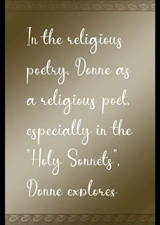 Donne as a religious poet,