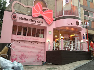 Hello Kitty Cafe Seoul pink and cute