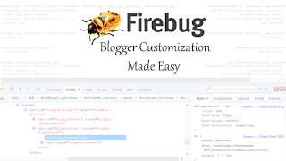 How Firebug Helps You Design Your Blogger Blog