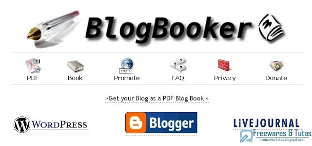 BlogBooker : convertissez votre blog en livre PDF