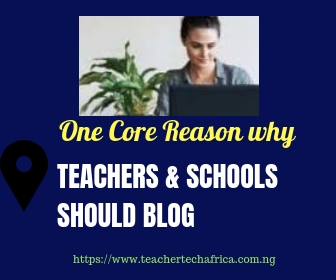 Blogging benefits for teachers and schools