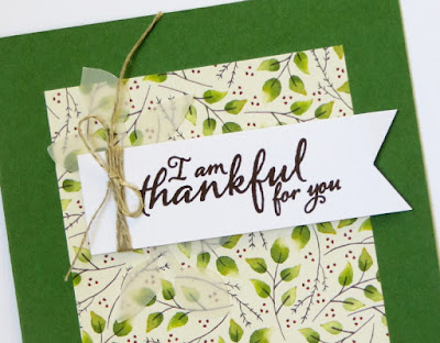 Stampin' Up! Painted Harvest Autumn Thank You Cards ~ 2017 Holiday Catalog ~ Vellum Leaves ~ www.juliedavison.com