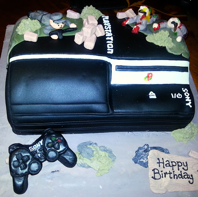 Cherie Kelly's Playstation PS3 Cake