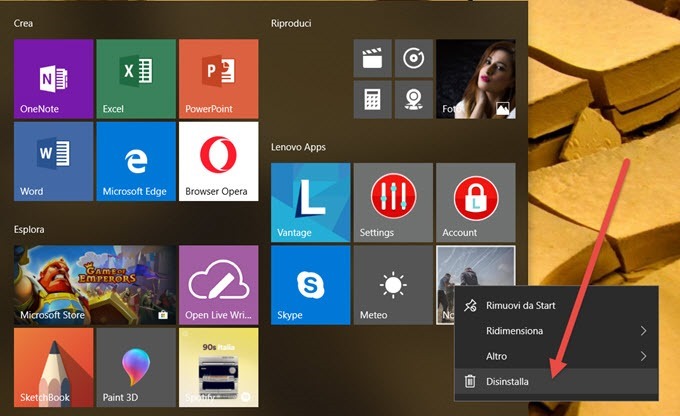 disinstallare-app-windows