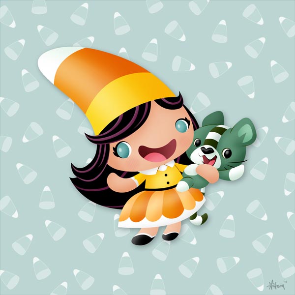 candy corn girl. Candy Corn Girl and Friend