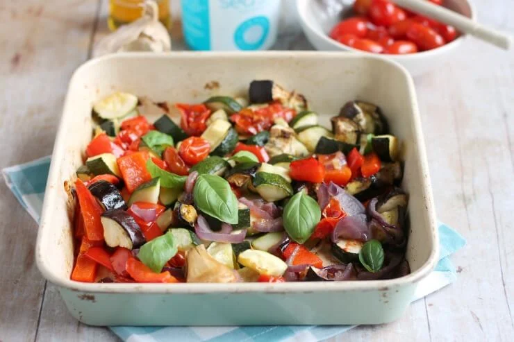 Easy Ratatouille in baking dish