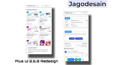 Plus Ui 2.6.9 Redesign versi Tugasiswa Blogger