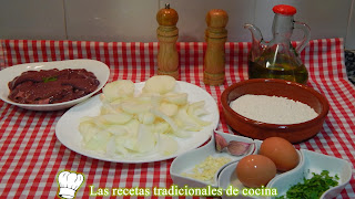 receta hígado de ternera rebozado con cebolla