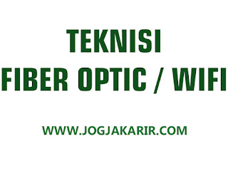 Loker Teknisi Fiber Optic / Wifi di Jogja