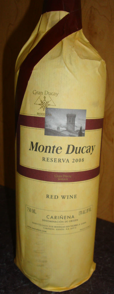 Monte Ducay wine from Spain