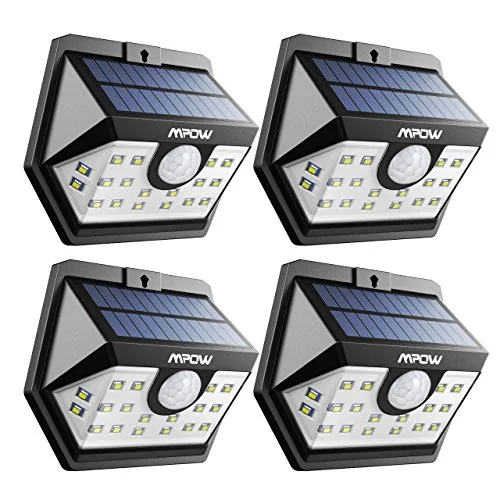 Mpow Solar Lamps: Outdoor Wall Lights with PIR Motion Sensor that Auto Detects Moving ObjectsMpow Solar Lamps: Outdoor Wall Lights with PIR Motion Sensor that Auto Detects Moving Objects