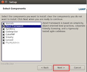 Componentes de la instalación de LAMP en Linux