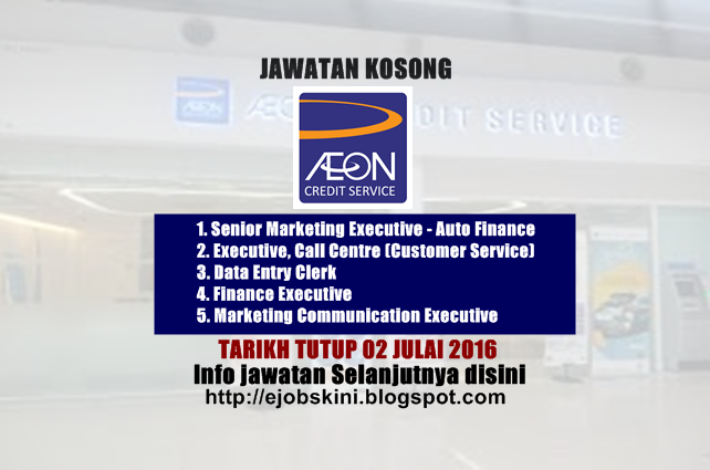 Jawatan Kosong AEON Credit Service (M) Bhd