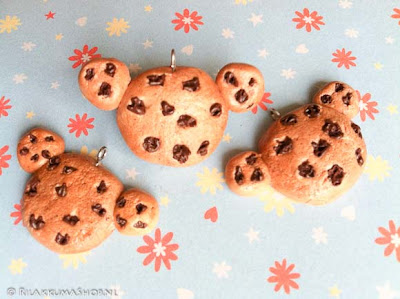 Kawaii cute Rilakkuma Chocolate chip Cookie Charms