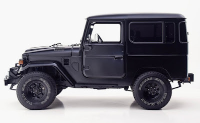 Black Toyota FJ40 Side Left