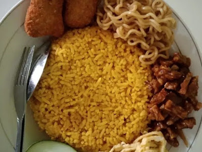 Resep Nasi Kuning Rice Cooker Santan Kara