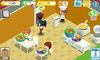 Screenshots of the Restaurant story: Earth day for Android tablet, phone.