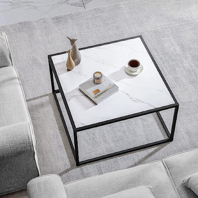 Marble Small Square Coffee Table