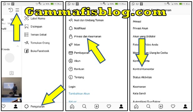 Cara Menghilangkan Kolom Komentar Instagram