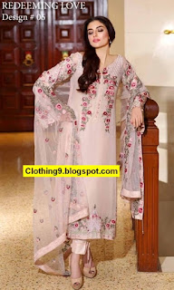 Noor Embroidered Chiffon 2016-17 by Saadia Asad