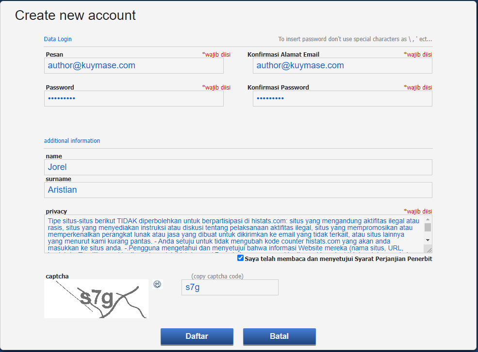 Memasang Widget View Counter Statistik Kunjungan pada Blog
