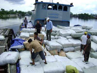 Test and Check in Siak Harbour, Riau