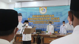   Bupati Cianjur Mengukuhkan Koordinator Desa Forum Komunikasi Guru Ngaji 