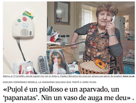 Adelina, la vidente gallega de Pujol