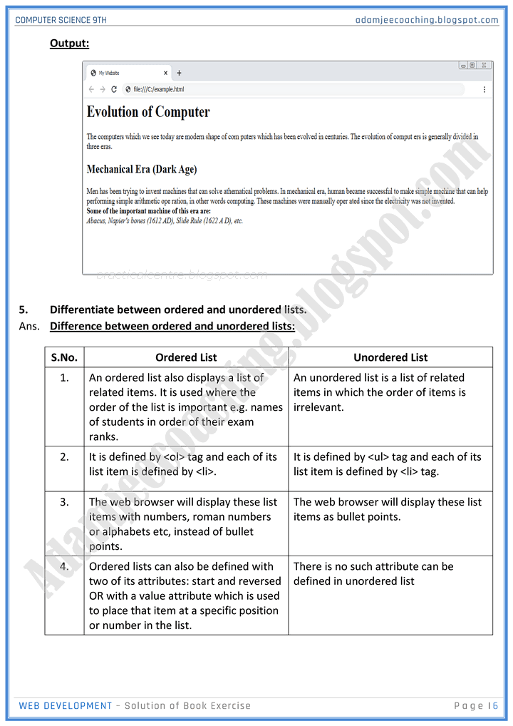 web-development-solution-of-book-exercise-computer-science-9th