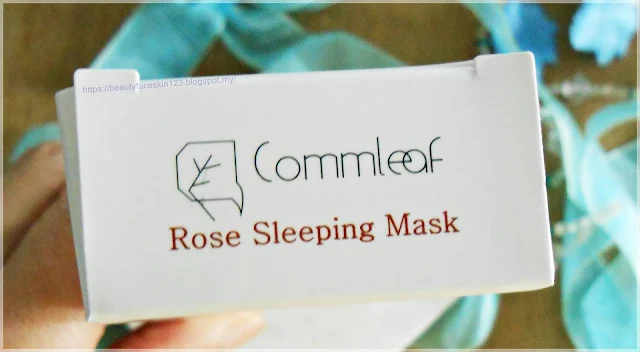 Commleaf rose sleeping mask