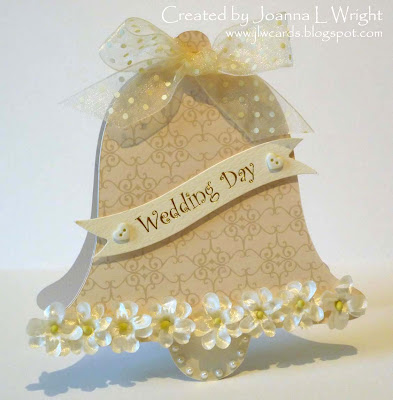  lovely for a wedding card Teamed up with the Bell shaped template from 