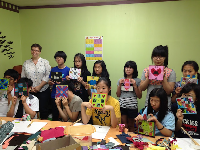 HanjiNaty Hanji Workshop with Korean students