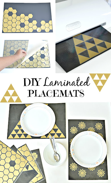 DIY Laminated Placemats