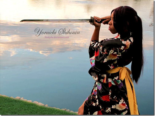 bleach cosplay - shihoin yoruichi 3 by makuba