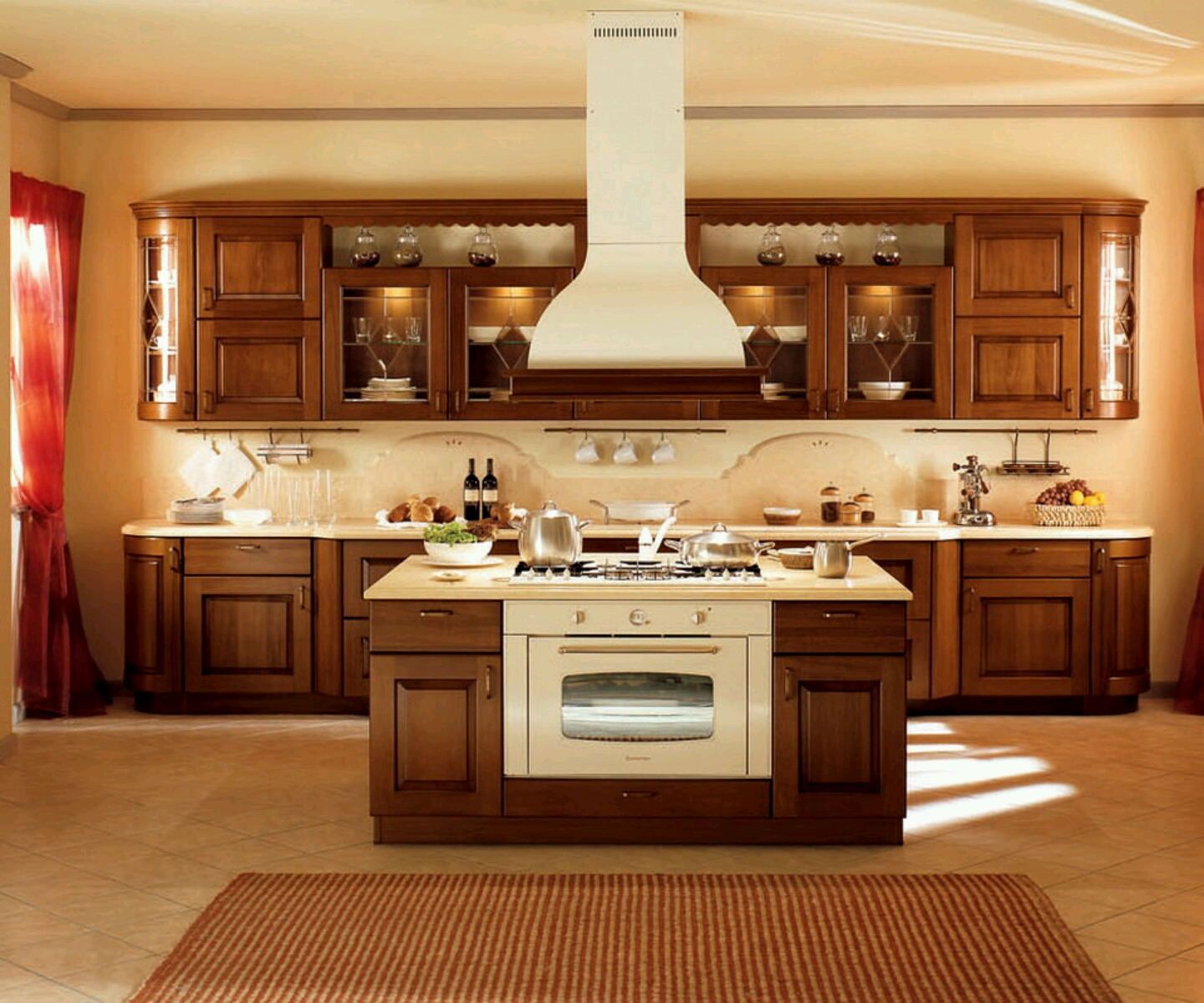  New home designs latest Modern kitchen cabinets designs 