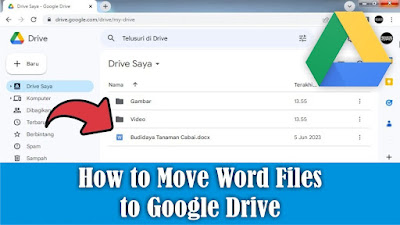 How to Move Word Files to Google Drive