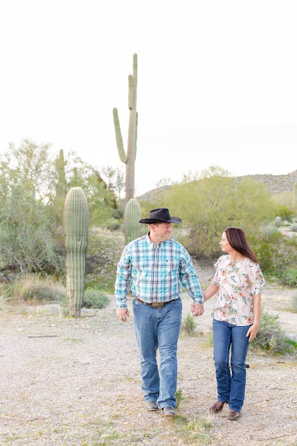 AZ Desert Engagement Session by Micah Carling Photography